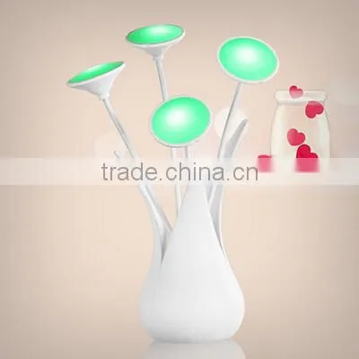 USB Flower Vase Shaped Led Motion Sensor Night Light