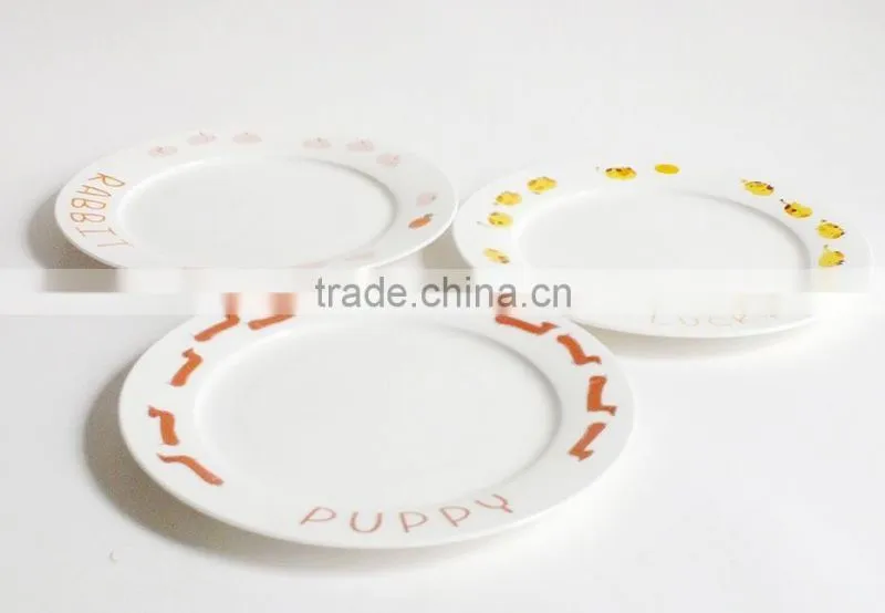 Porcelain Kid Breakfast Dinner Set