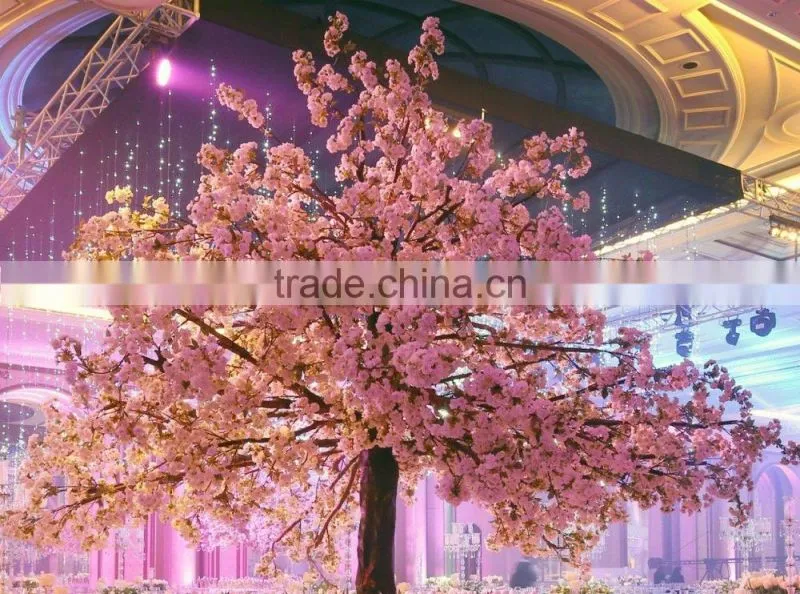 home garden decorative huge indoor plastic Artificial plant 280cm tall Cherry blossom trees Ers10 0931