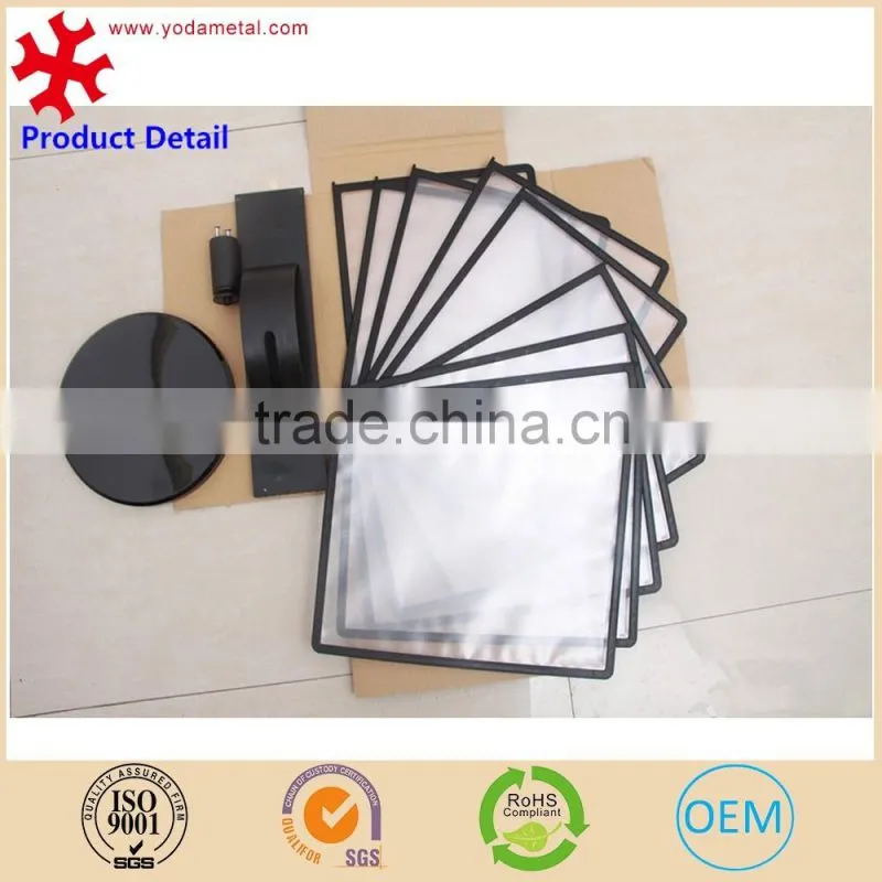 Modern design metal restaurant menu holder table stand