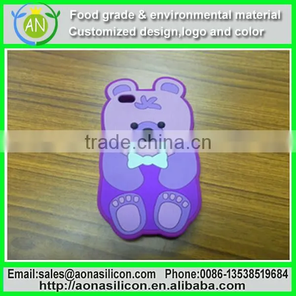Funny Animal Design Silicone Phone Case