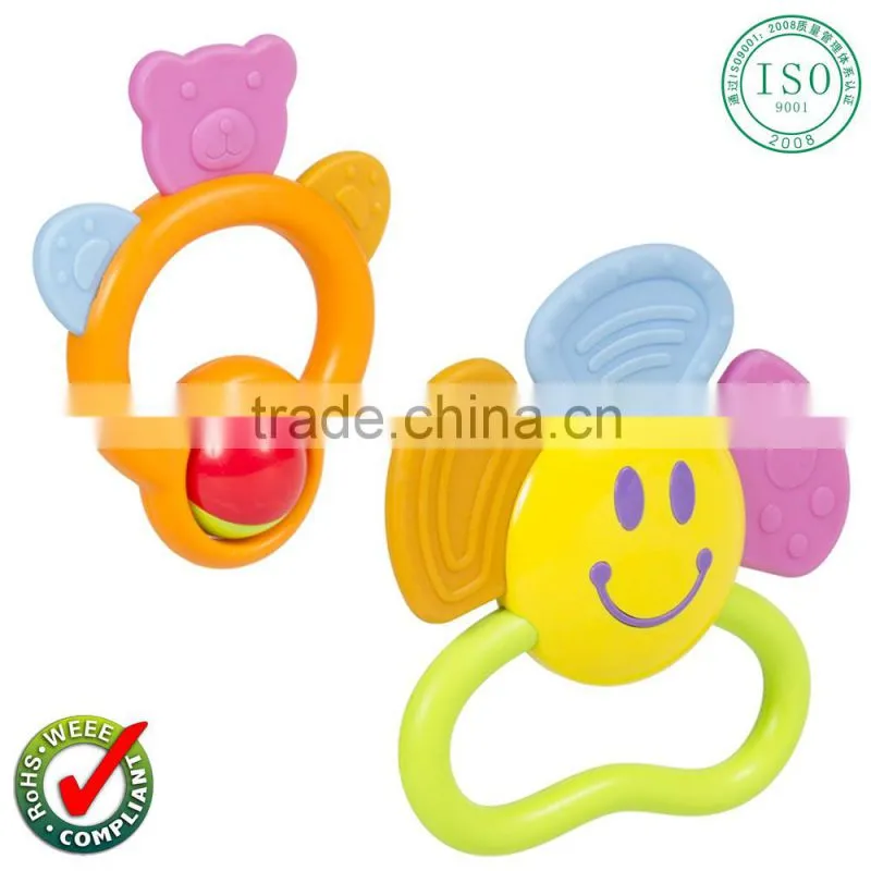 100% BPA Free Teether Toy Best Choice Products (Set of 6) Baby Teether Toy with Unique Fun Shapes