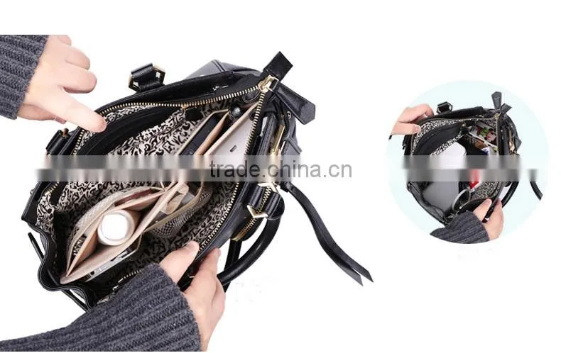 Hot selling storage insert bag for handbag organizer bag