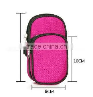 The portable phone bag for kinds of phone to sports with polyester
