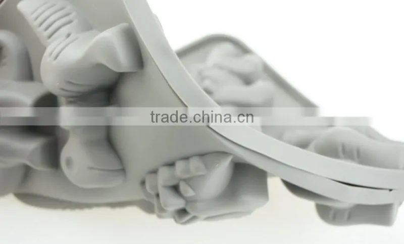 11201 silicone dinosaur shaped cake mold