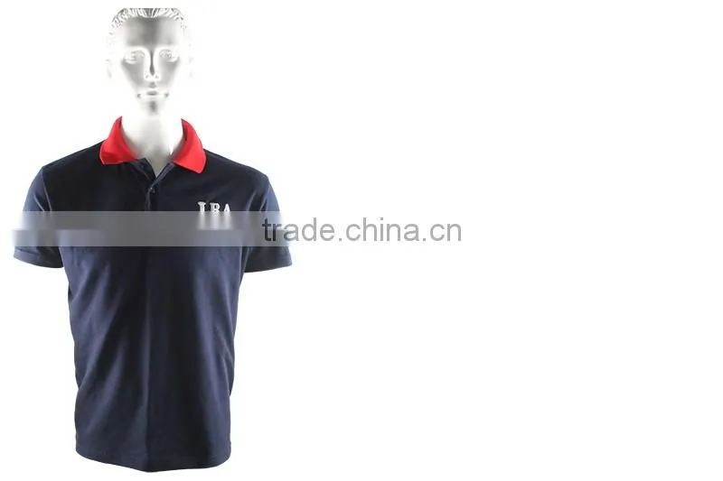 2016 Black Cotton Mens Polo Shirt