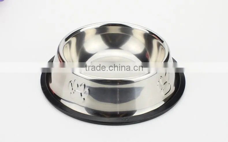 Eco-friendly cheap price durable dog bowls stainless steel feeders
