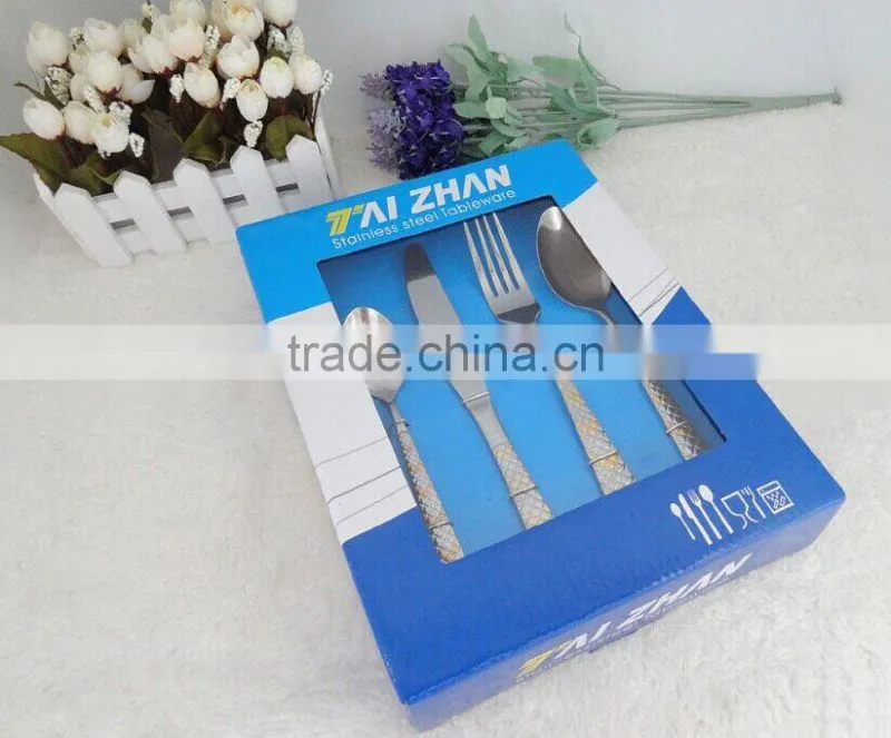 French Royal eco-friendly feature 18/8 stainless delicate custom flatware