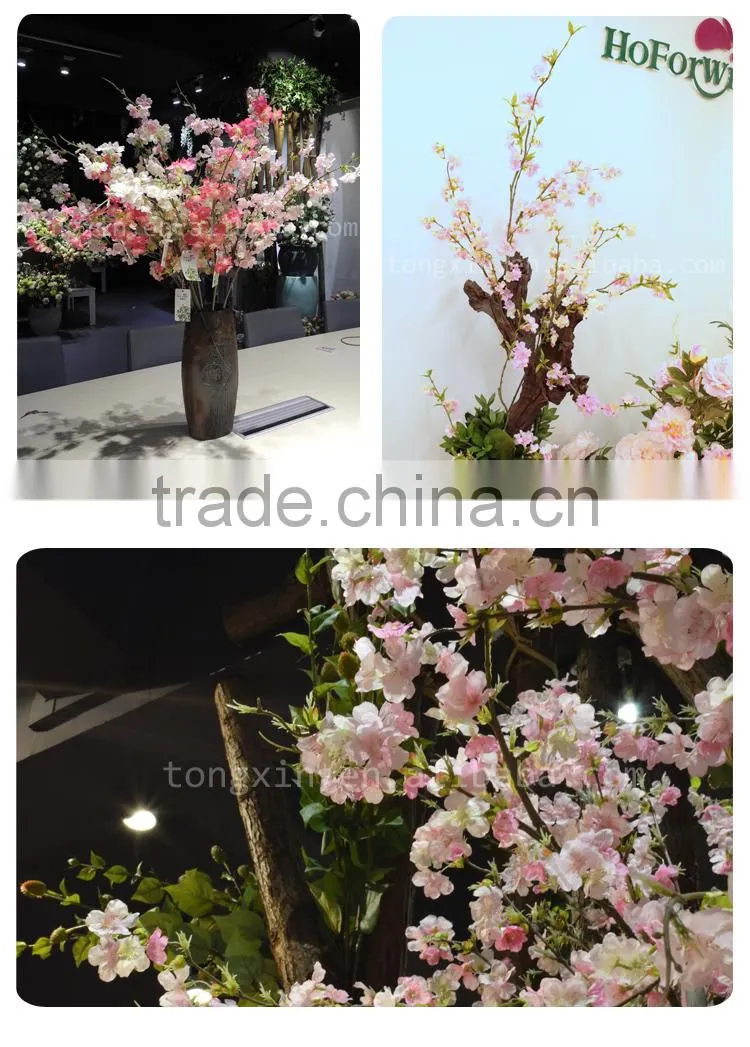 home decoration flower accessories artificial cherry blossom branches wholesale blossom