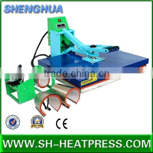 2 in 1 combo heat press printing machine for tshirt and mug