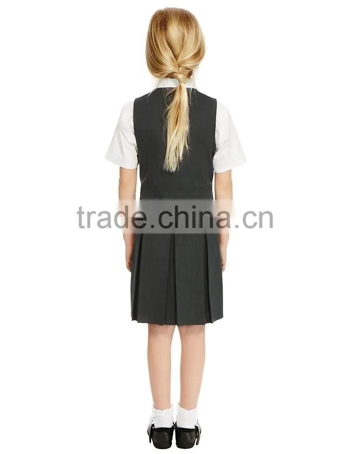 primary school uniform designs kids check fabric school girls pinafore