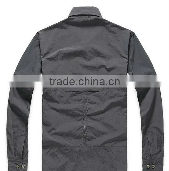 Quick dry sportswear shirt safari outdoor shirts men