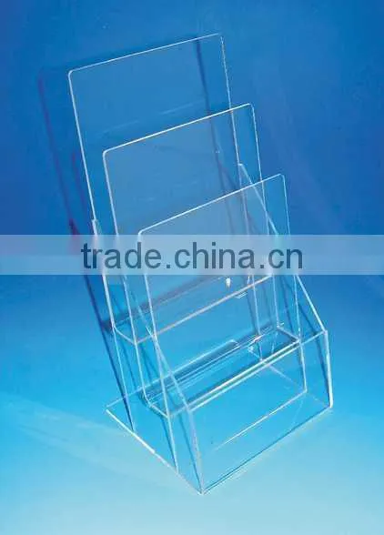 DM grocery store shelf acrylic menu holder fast food menu board