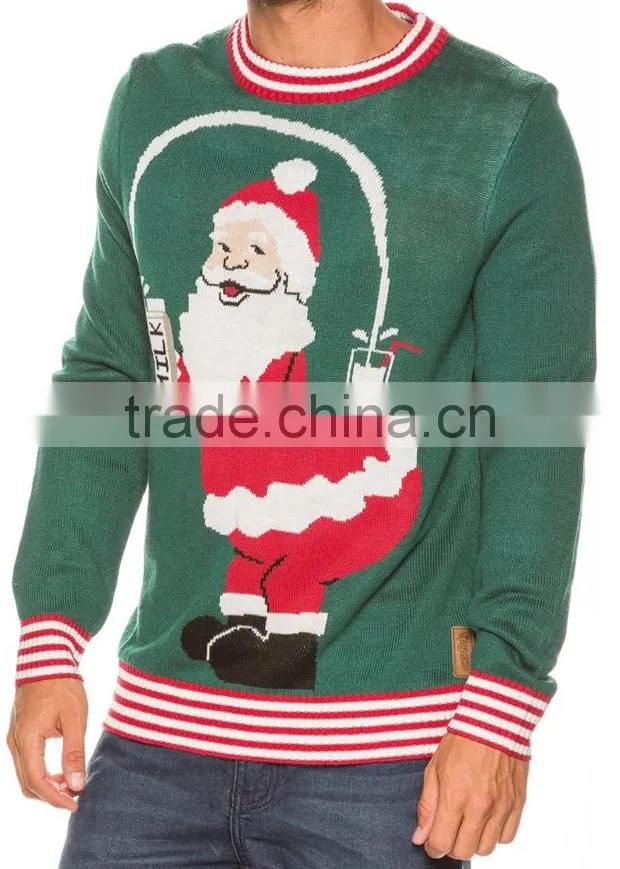 Good sale Jacquard adult ugly christmas sweater jumpers