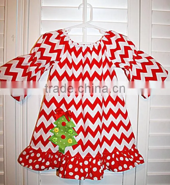 Wholesale Children cotton clothing bright red chevron clothes tank top plus size tube top