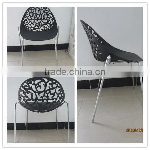 2015 new style modern cheap plastic stacking furniture plastic chair