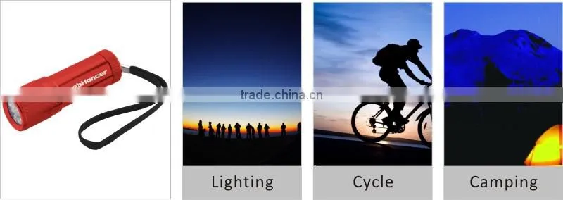 aluminum bulk led flashlights cheap flashlight for gift/promotion/hunting/camping/emergency