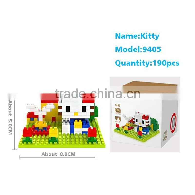 The Best Gift for Childrens Plastic Bricks Building Block Toys