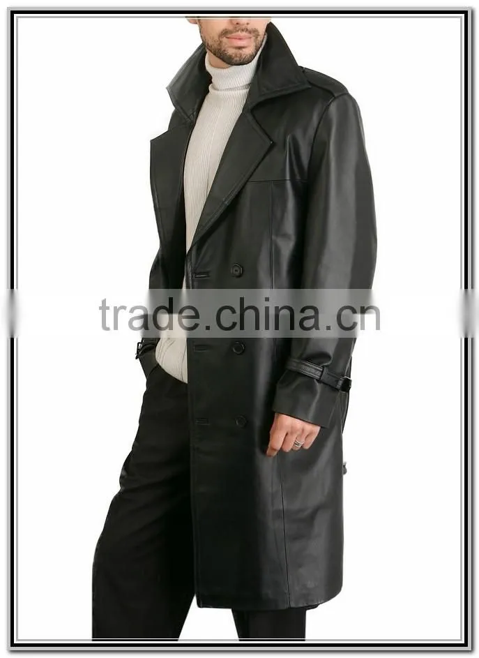 Leather Long Coat