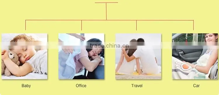 Promotion Gift Cheap Warm Polyester Knitting Fleece Blanket