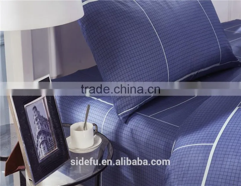 Wholesale Home Use Yarn Dyed Cotton Duvet Cover Sets