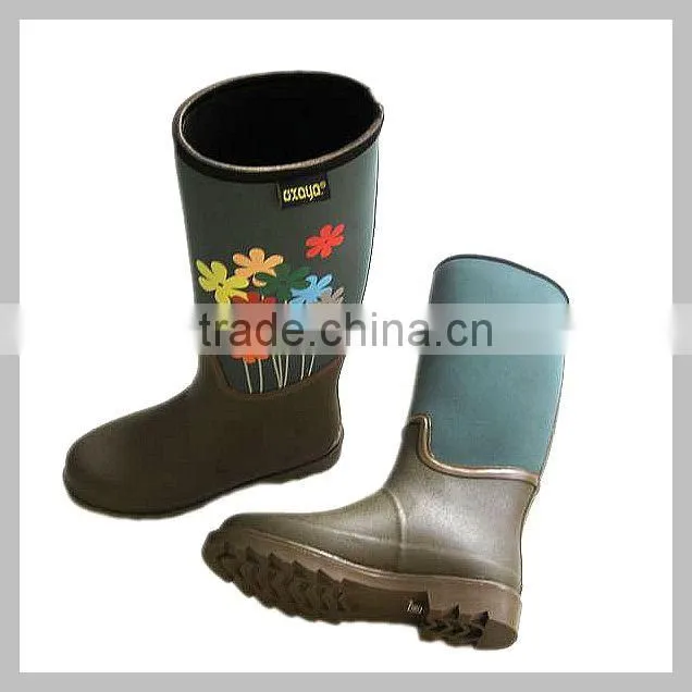 2014 hottest Fashion ladies cheap rain boots