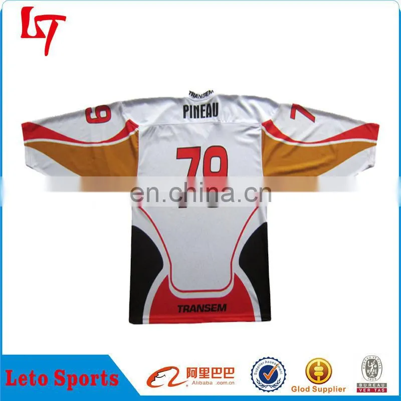 Color block Men's Ice Hockey Jersey /Sublimation Ice Hockey Sports Wear
