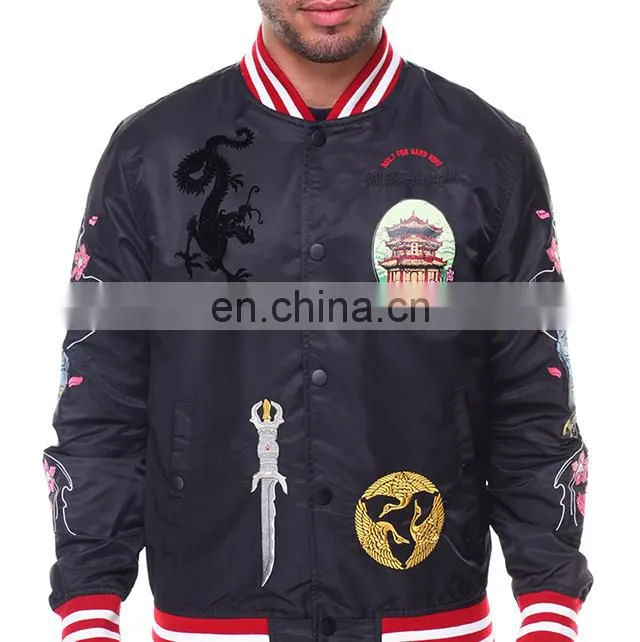 Men jacket fashion jacket wholesale , custom top quality bomber jacket with fashion printing