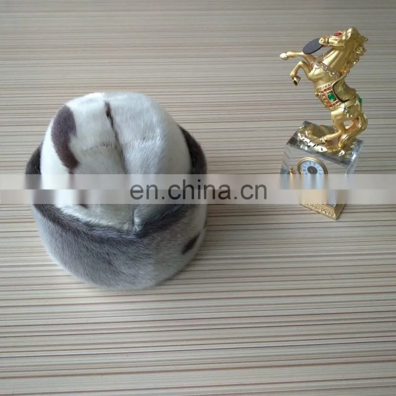Real Canada High Quality Sealskin Fur hat cape of American style for man