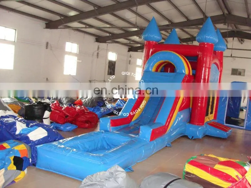 Sports & Entertainment Inflatable Jumping Castle with Slide and Pool