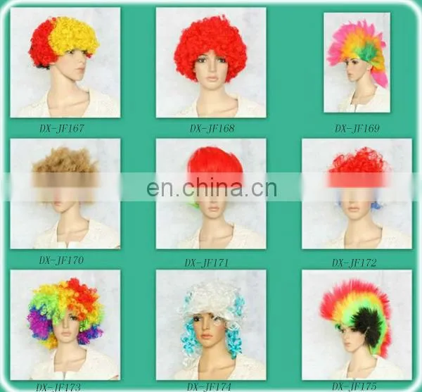 HOT fashion football fans wig