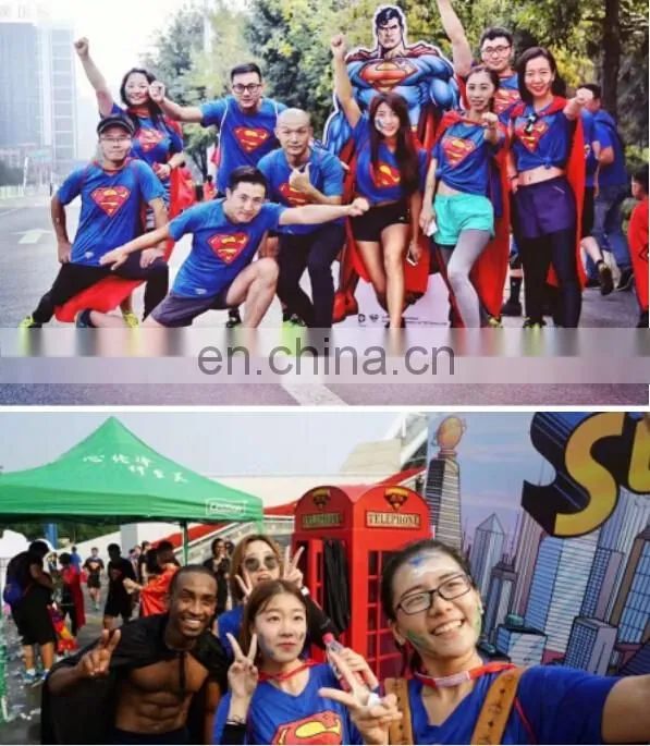 Customized single layer superhero cape wholesale cape for kids and adults