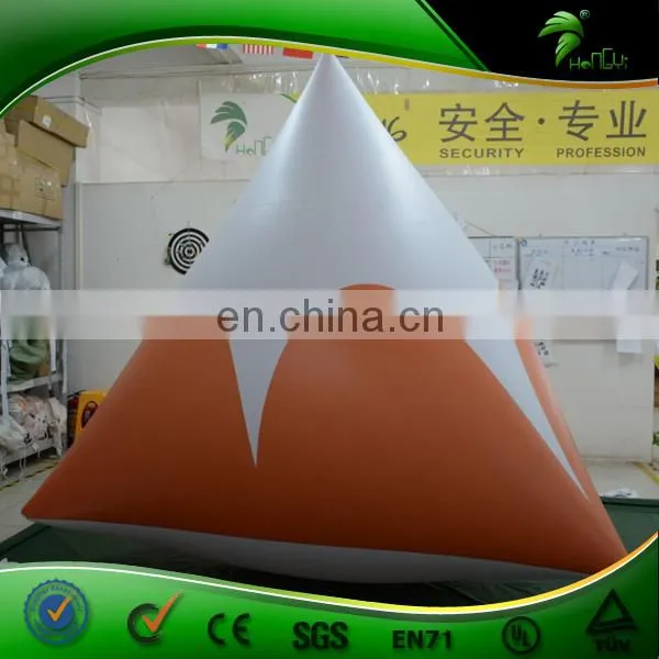 Hot Sale 2m Triangle Shape Inflatable Advertising Balloon , Floating Triangle Buoy
