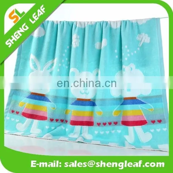 Cute Customized Printing logo Bath Towel for sale