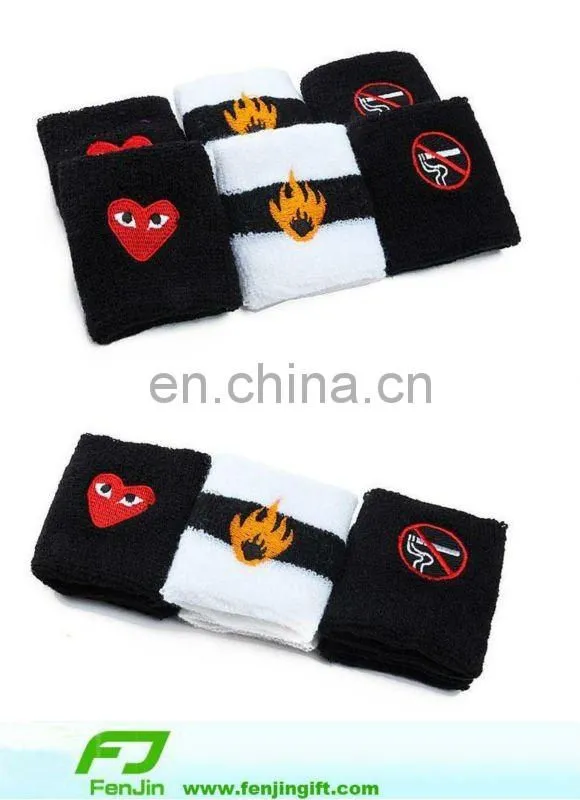 sport wristband terry zipper sweatbands