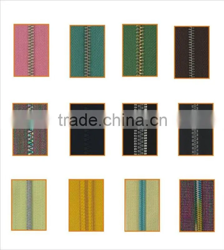 Wholesales No.8 Plastic Zipper With Two Sliders