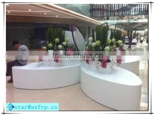 Fiberglass outdoor park corrosion-resistant chairs