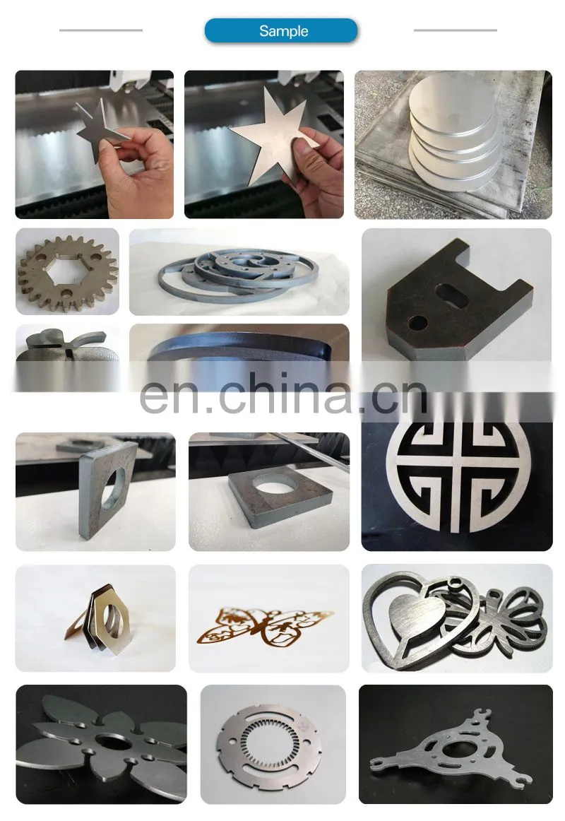 European quality cnc laser fiber cutting machine 2000w sheet metal fiber laser cutter