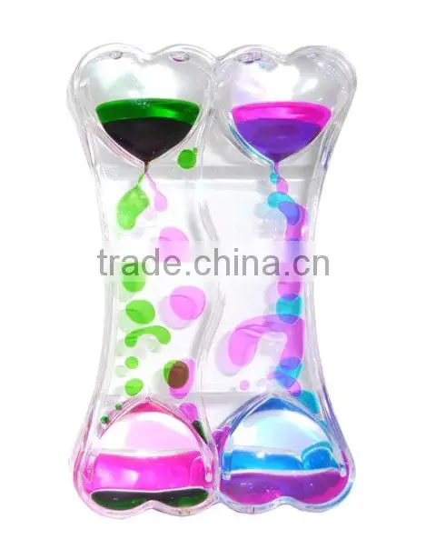 Small Hourglass Sand Timer, Acrylic Liquid Gel Timer Hourglass