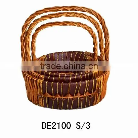 2016 food fruit flowers clothes store willow basket
