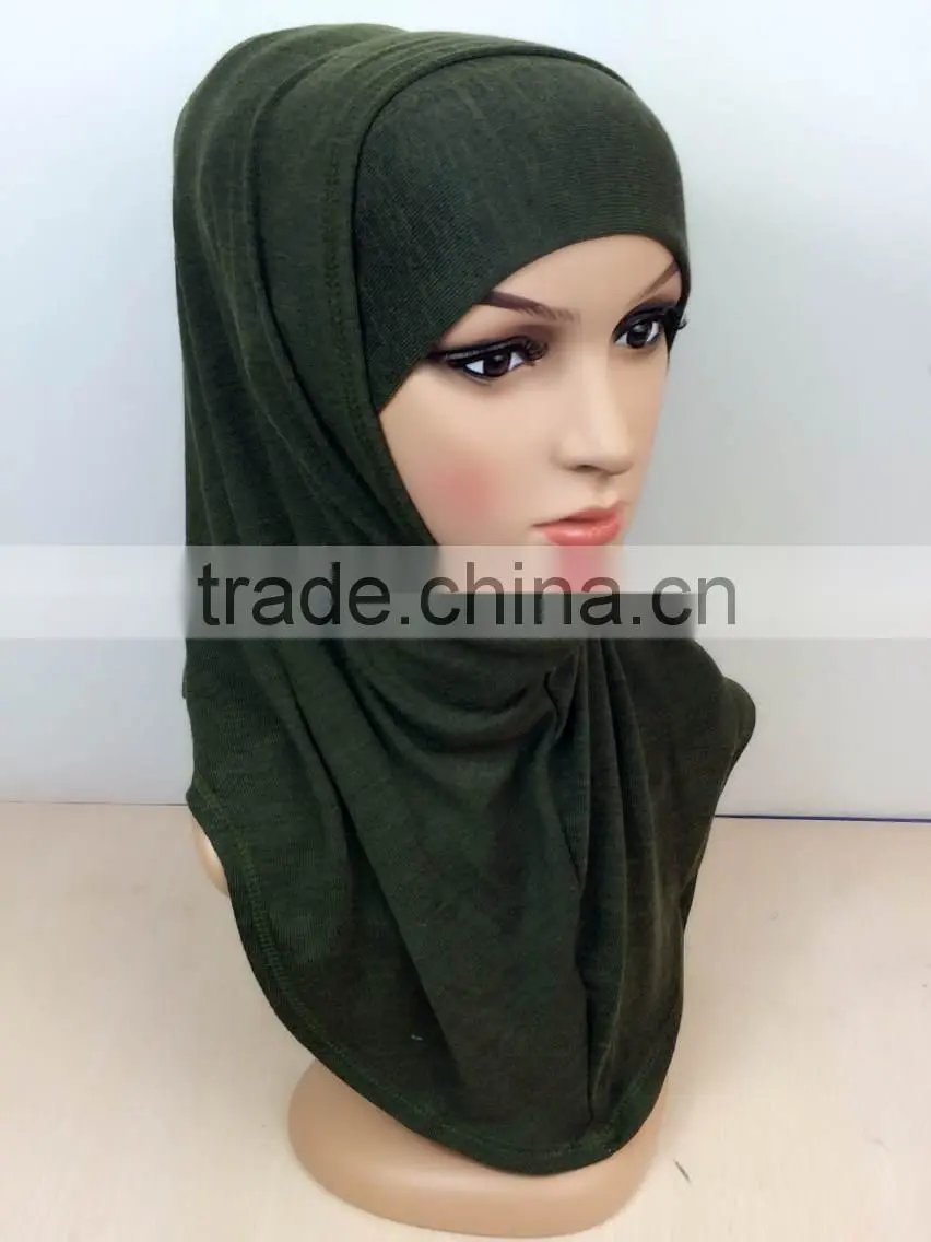 HOT 2015 cashmere ISLAMIC HEADSCARF;two piece MUSLIM HIJAB