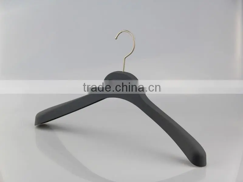 HA1380 antislip plastic tops hanger grey plastic clothes hanger