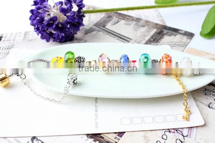 PDR096 2015 top seller bracelet Fashion European bead bracelet heart you fashion bead bracelet
