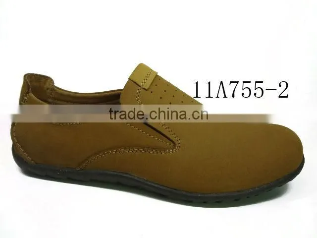 2016 Navy Factory Men Leather Loafers
