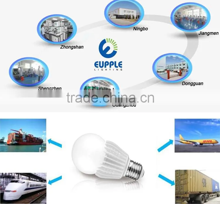 Super Market High Quality Whit 5W/7W/9W/12W PP Material LED bulb