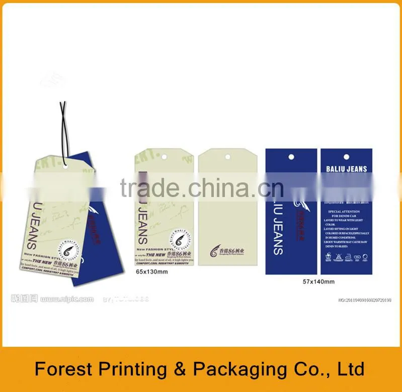 Jeans hang tag printing,Kraft paper hang tag wholesale