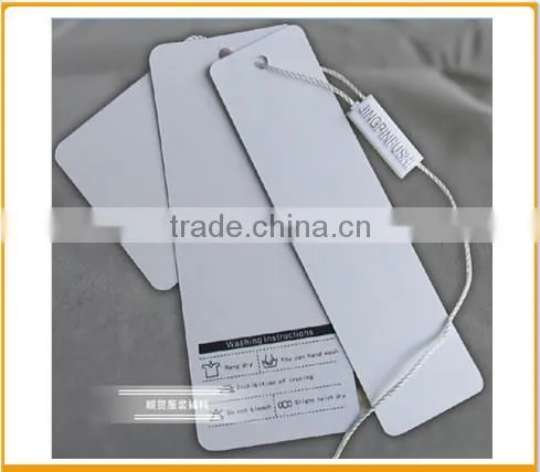 Garment card swing tag for cloth, jeans, bags and gifts