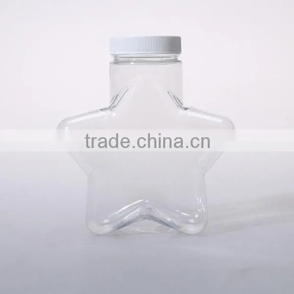 Mini Special Star shaped plastic candy bottles manufacturer