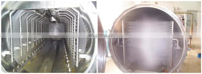 Industrial sterilizing machine / food retort for bottled drinks and food