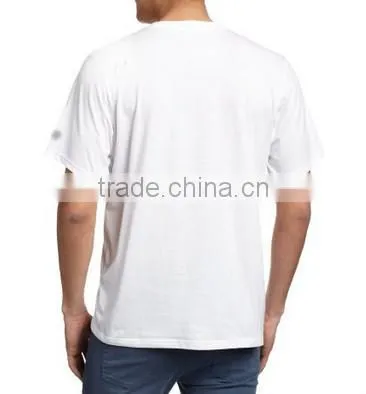 High Quality Organic 100% Cotton Blank Plain T Shirts Navy Blue T-Shirt